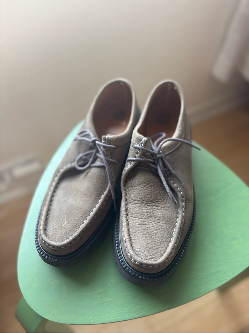 G.H. Bass & Co. x Madewell Taupe Leather Chukka Moc Toe Boots